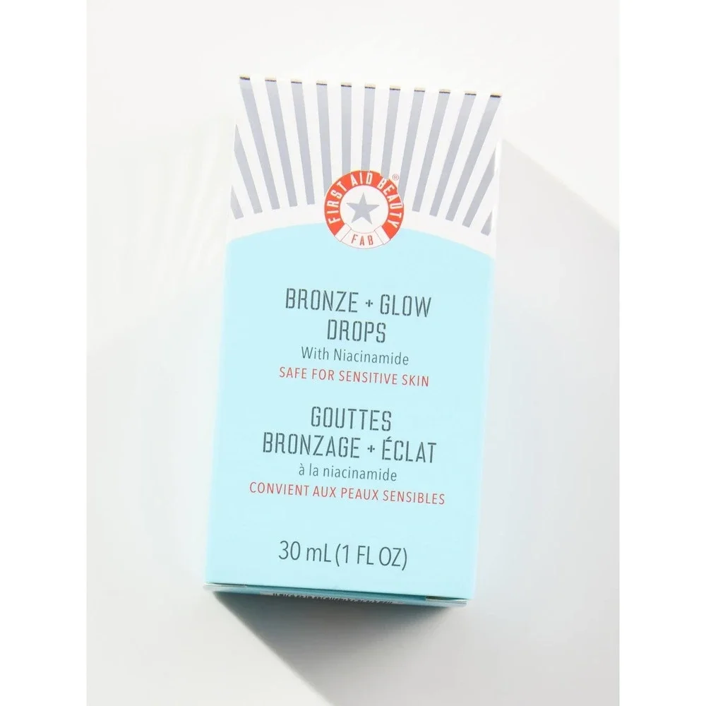First Aid Beauty Bronze‎ + Glow Drops with Niacinamide 30 mL